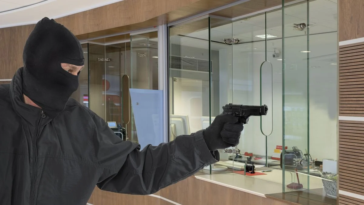 Ilustrace k článku: Muž v USA přepadl banku pro 140 dolarů, utratil je za oběd a zbytek dal jako spropitné