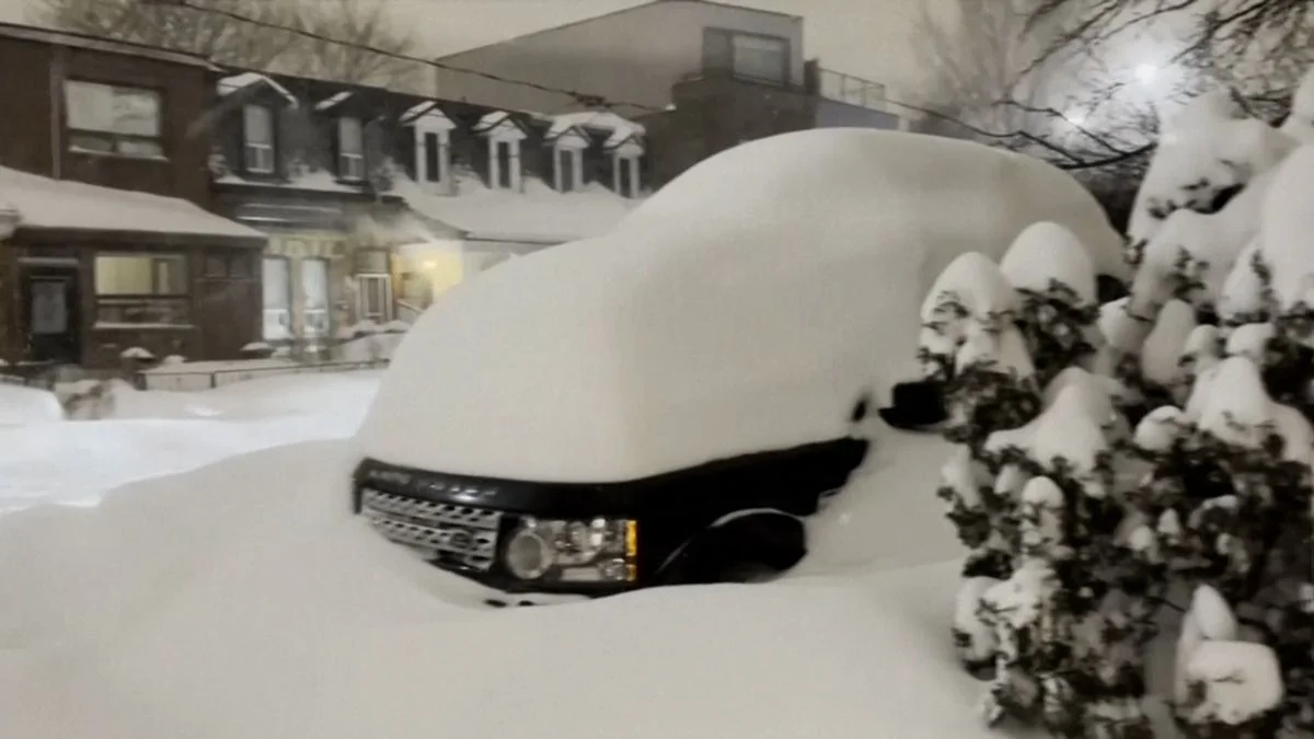 Ilustrace k článku: Toronto zasáhla rekordní sněhová kalamita, napadlo až 56 centimetrů sněhu