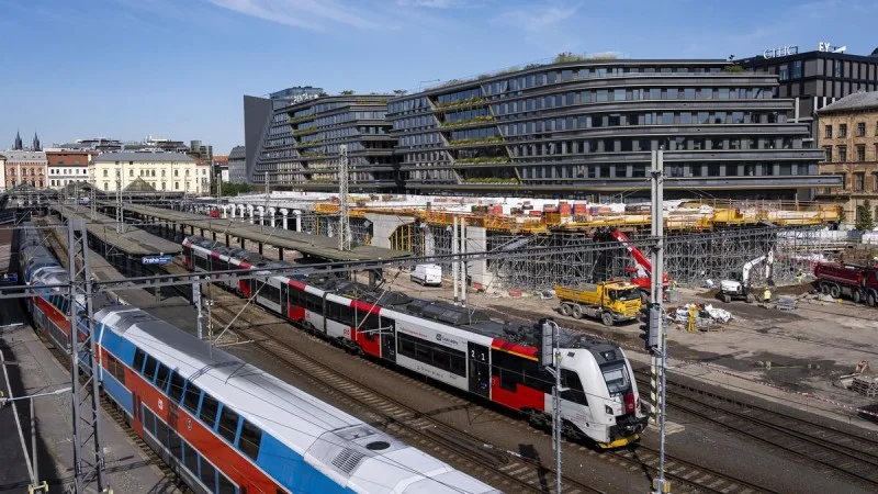 Zpráva: Provoz na Masarykově nádraží v Praze dočasně zastaven