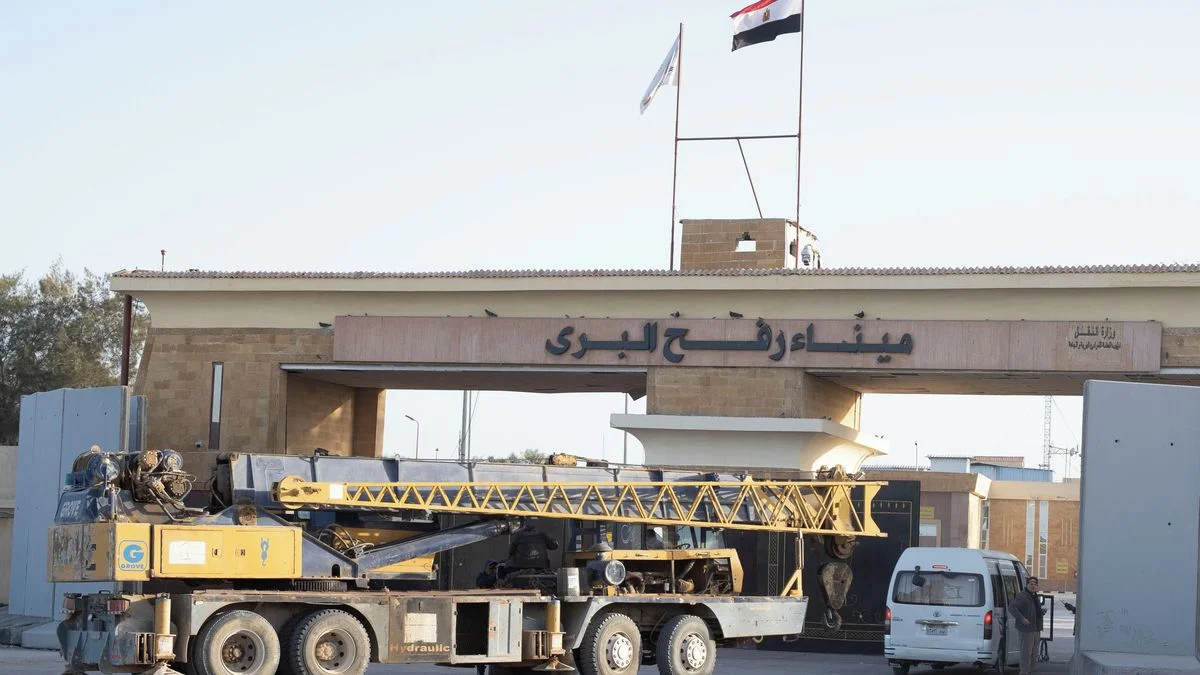 Ilustrace k článku: Izrael částečně otevřel hraniční přechod Rafah pro palestinské pacienty