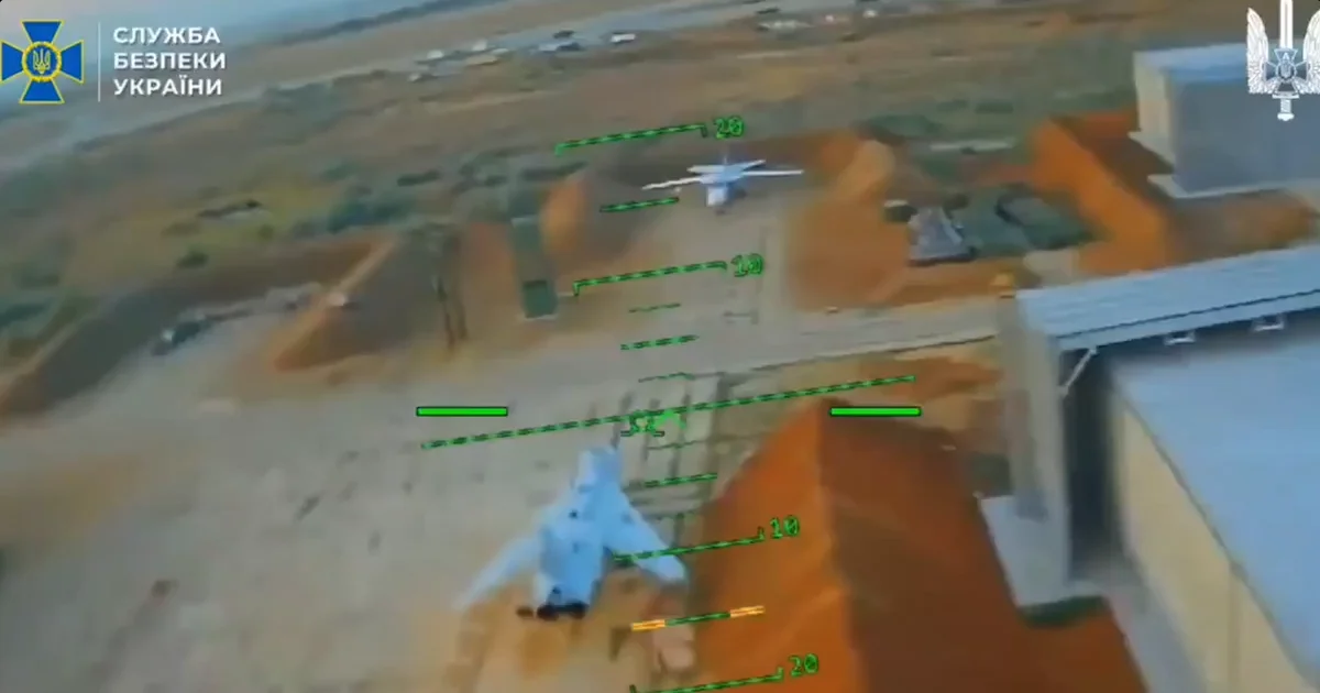 Ilustrace k článku: Ukrajinské údery na ruské letectvo zvyšují ztráty, výroba nestačí