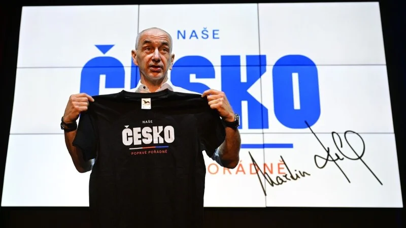 Zpráva: Martin Kuba představil své hnutí Naše Česko, program zatím chybí