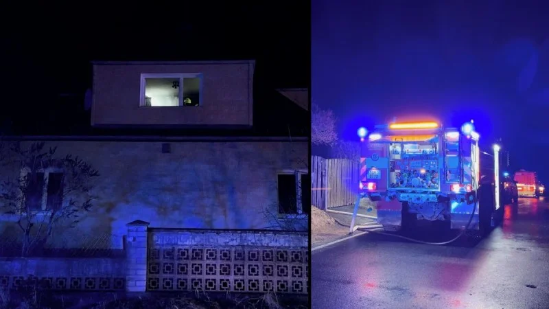 Zpráva: Požár v garáži rodinného domu v Ondřejově: Nalezena lidská oběť