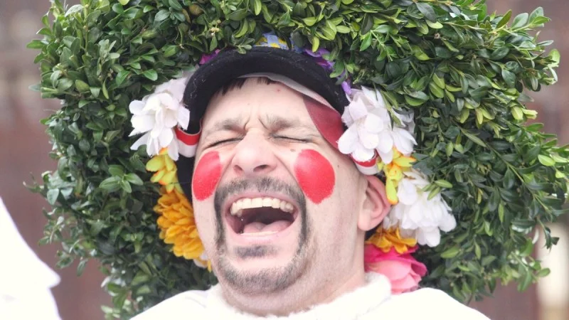 Zpráva: Herálec na Žďársku ožil tradičními maškary, alkohol tekl proudem