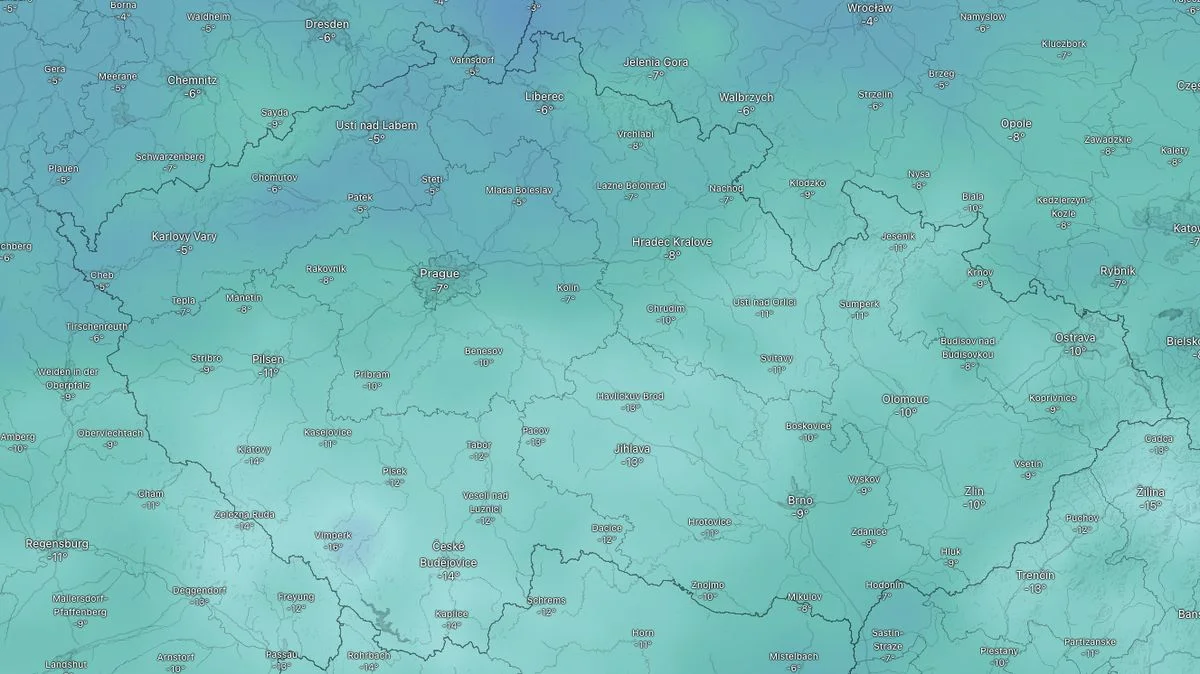 Ilustrace k článku: Česko zasáhne arktický vzduch: Teploty prudce klesnou