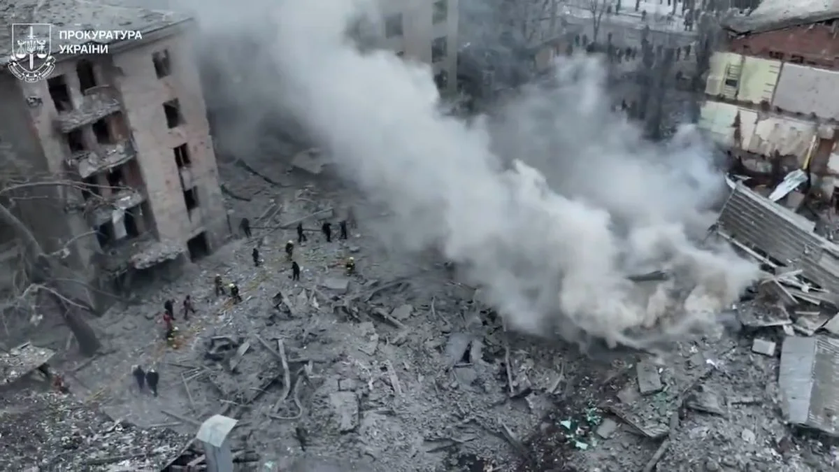 Ilustrace k článku: Rusko popírá útok na Charkov, obviňuje Ukrajinu z explozí