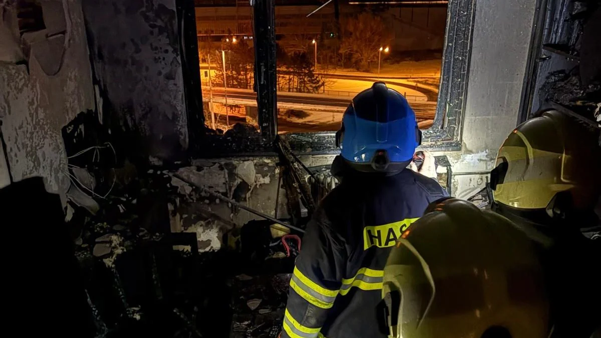 Ilustrace k článku: Požár v Hradci Králové: Díky sousedovi nebyly oběti na životech