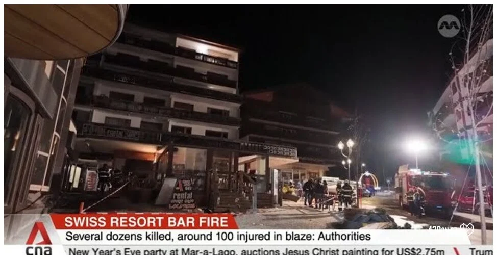 Ilustrace k článku: Švýcarská policie identifikovala oběti požáru v baru na lyžařském středisku, mezi zraněnými je Čech