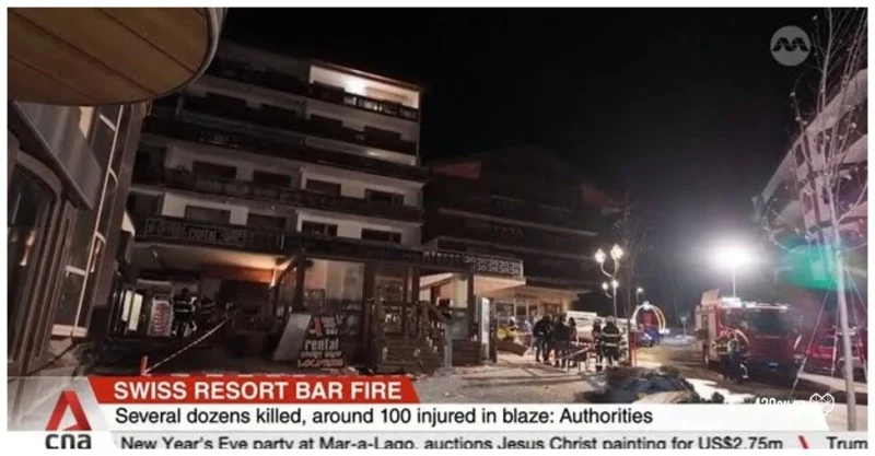 Zpráva: Švýcarská policie identifikovala oběti požáru v baru na lyžařském středisku, mezi zraněnými je Čech