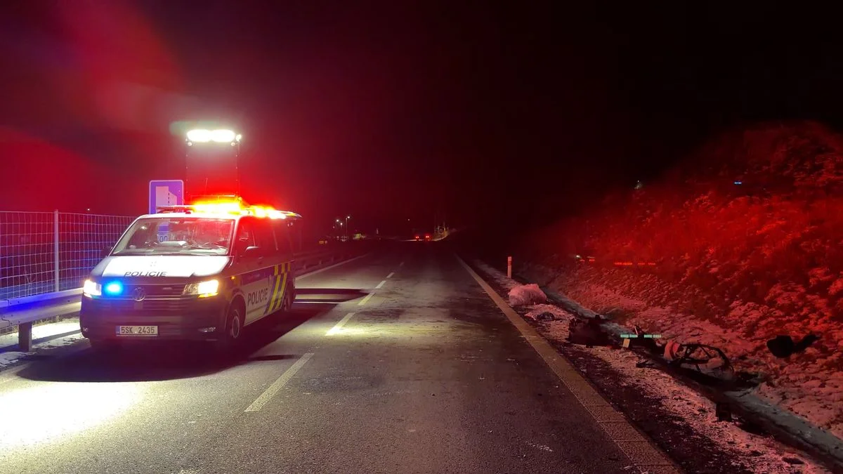 Ilustrace k článku: Muž po srážce dodávkou u Příbrami v kritickém stavu, batole zraněno jen lehce