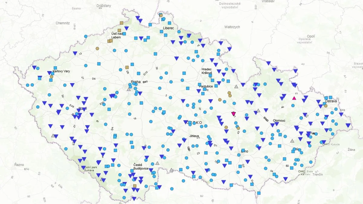 Ілюстрація до статті: У Чехії замерзають навіть великі ріки через сильні морози
