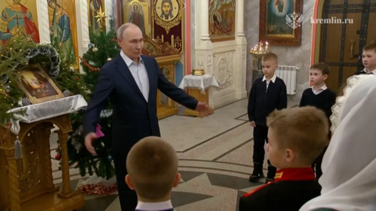 Ilustrace k článku: Putin v vánočním projevu označil invazi na Ukrajinu za ‚svatou misi‘