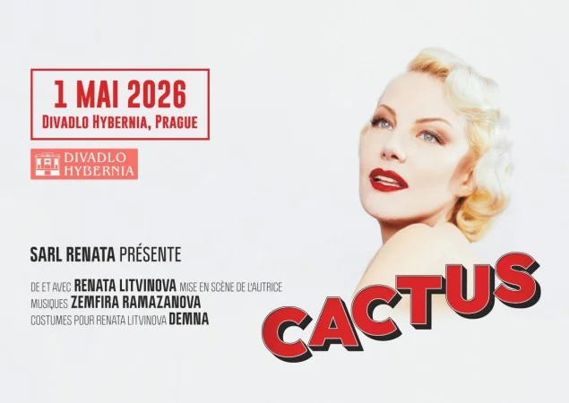 Zpráva: Renata Litvinova poprvé v Praze s úspěšným představením 'Kaktus'