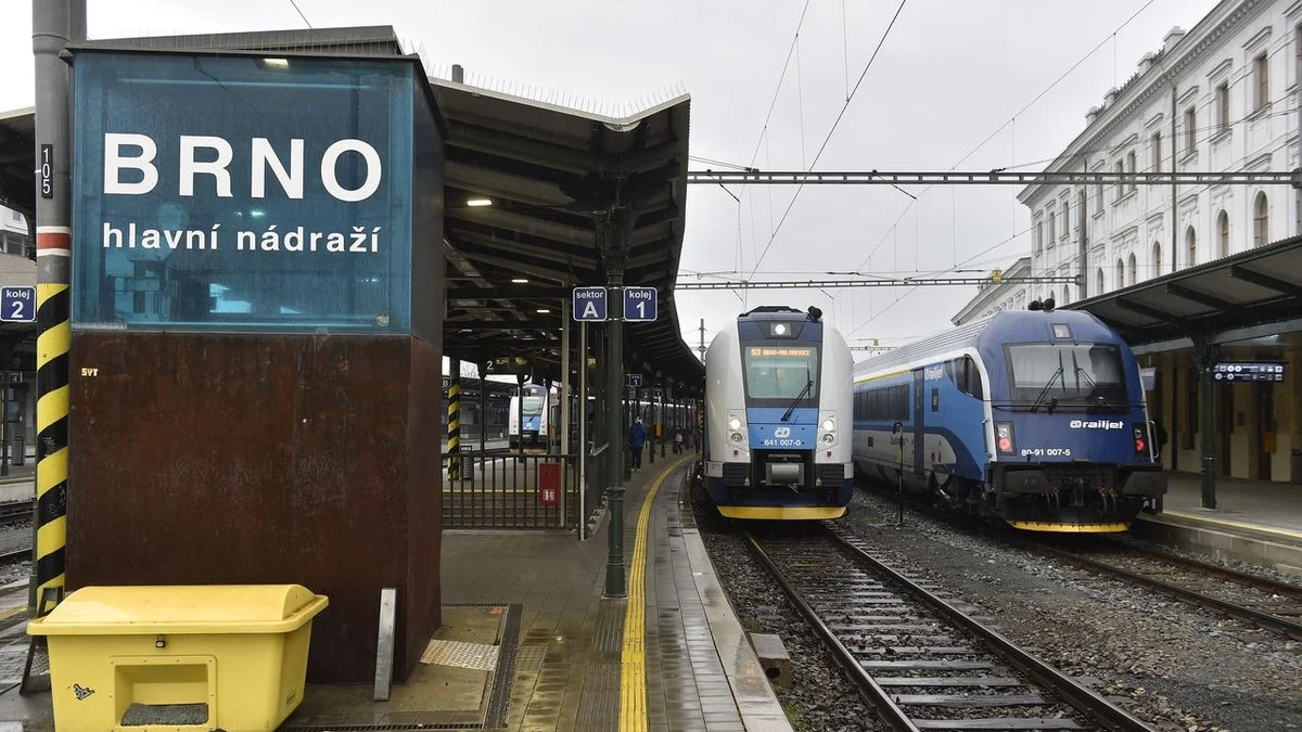Ilustrace k článku: Na brněnském hlavním nádraží vykolejila lokomotiva, provoz silně omezen