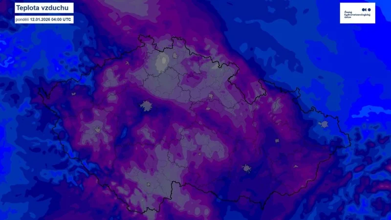 Zpráva: Na Šumavě naměřili rekordní mráz -30,2 °C