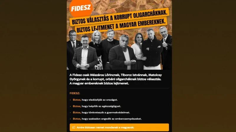 Zpráva: Opozice v Maďarsku využila nedbalosti Fideszu k propagaci svých volebních myšlenek